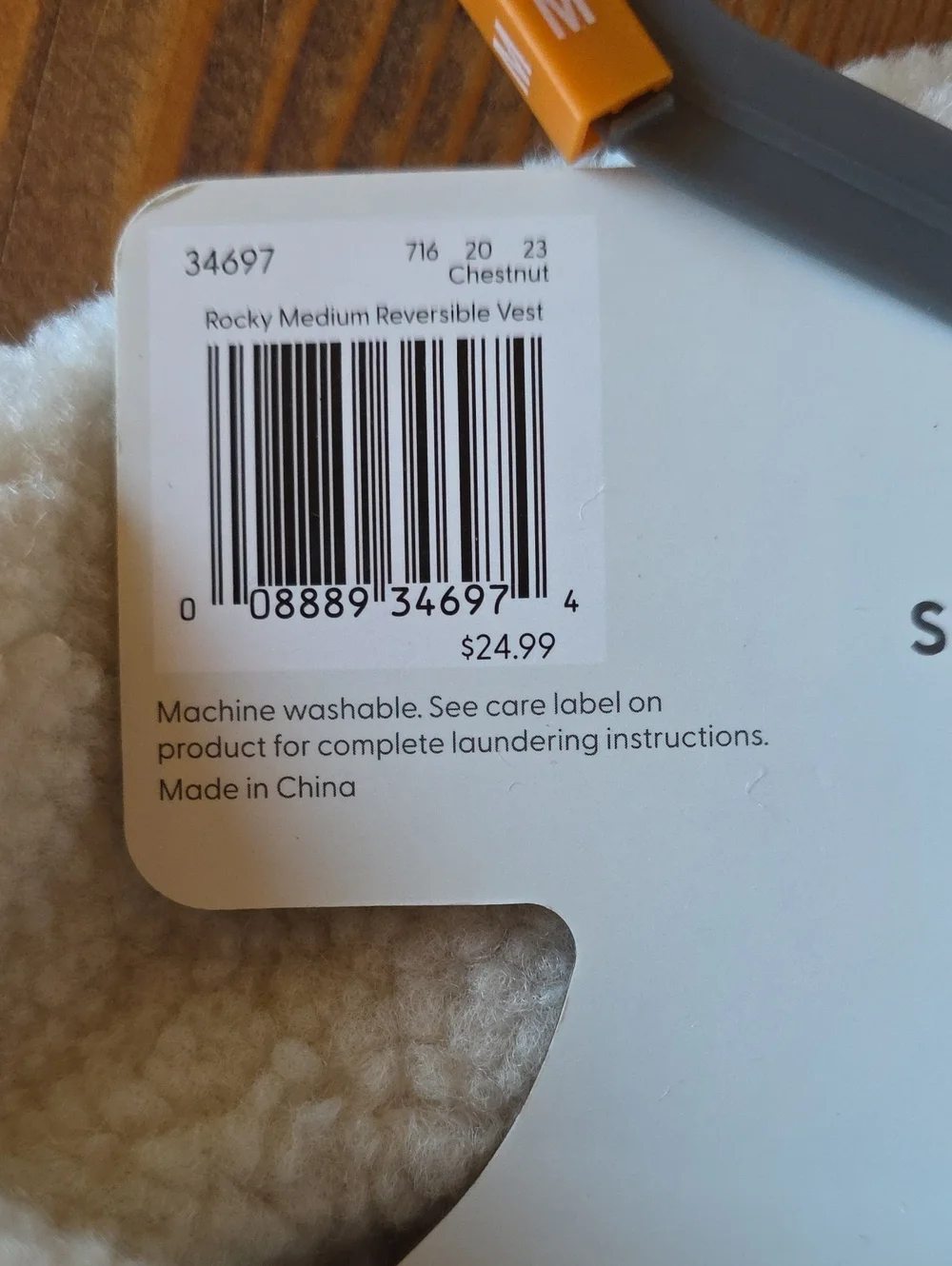 Koolaburra NWT UGG Reversible Dog Vest Coat Size Medium